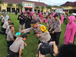 33 Personel Polres Prabumulih, Korps Raport Kenaikan Pangkat