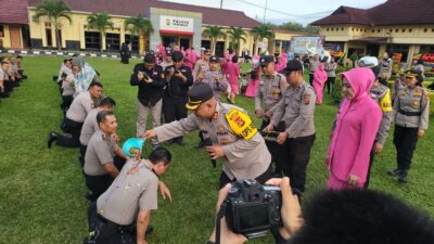 33 Personel Polres Prabumulih, Korps Raport Kenaikan Pangkat