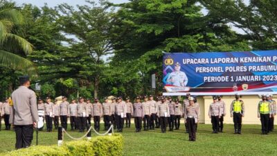 Polres Apresiasi Personel, Pengamanan Nataru 2022 Aman dan Kondusif