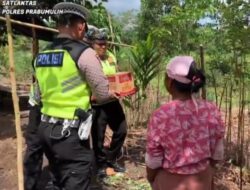 LIBAS Satlantas Polres Prabumulih Sambangi Rumah Nenek Royana