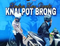 Satlantas Polres Prabumulih Stop Knalpot Brong