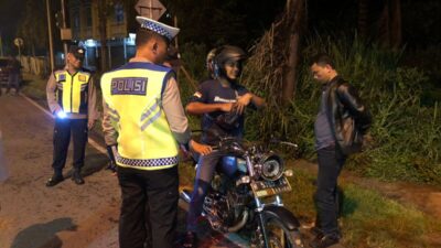 KRYD Tugu Air Mancur, Ini Dilakukan Personel Polres Prabumulih