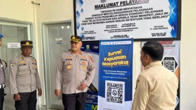 Tinjau UPTB Samsat, Kapolres Prabumulih : Displin Dalam Waktu Tanggung Jawab Dalam Biaya