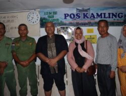 Hujan Deras Tak Halangi Kapolres Prabumulih Sambang Satkamling Mabes