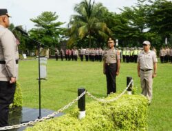 Terima Pangkat Pengabdian, Jelang Purnabakti Kompol Andi Djunianto Naik Pangkat AKBP