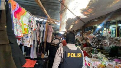 Timsus Tantura Polres Prabumulih Patroli Pasar Inpres, Antisipasi Copet dan Jambret