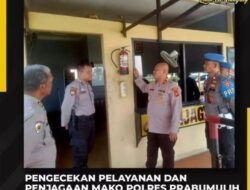 Cek Penjagaan Mako, Ini Pesan Kapolres Prabumulih