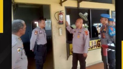 Cek Penjagaan Mako, Ini Pesan Kapolres Prabumulih