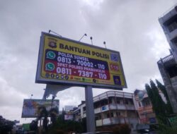 Polres Prabumulih, Pasang Baleho Besar Banpol