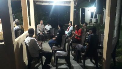 Jumat Curhat Bersama Warga Karang Raja, Kapolsek Prabumulih Timur