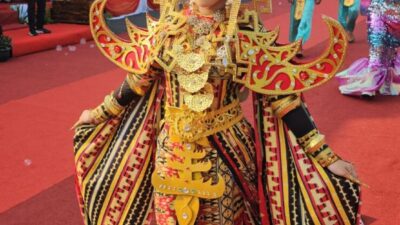 Unjuk Aksi Beragam, 20 Peserta Tingkat SMP Karnaval HUT RI Prabumulih Pukau Wako