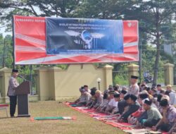 Sebulan Kemarau, Kesulitan Air, Polres Prabumulih Gelar Sholat Istisqo