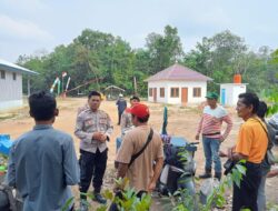 Sambangi Warga Karang Jaya, Jumat Curhat Polsek Prabumulih Timur Ingatkan Soal Karhutla