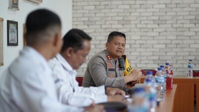 Kapolres Prabumulih Silaturahmi Bersama Komisioner KPU Sekaligus Bahas Pengamanan Pemilu 2024