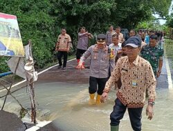 Polres Prabumulih, Mitigasi Percepatan Perbaikan Jembatan Putus Payuputat Akibat Banjir