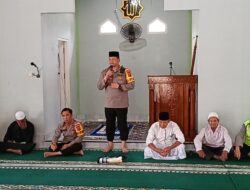 Jumat Curhat, Kapolres Prabumulih Pesan Ini Bagi Jemaah Masjid Nur Barokah Subanmas