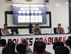 Kapolres Prabumulih Berikan Arahan Personel Penggunaan Senpi Dinas