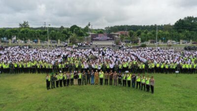 Polres Prabumulih Gelar Apel Gabungan PAM TPS Pemilu 2024, Kapolres dan Pj Wako : Semoga Berjalan Aman dan Kondusif