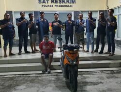 Tim Opsnal Satreskrim Polres Prabumulih Ringkus Perampas Motor Tukang Ojek