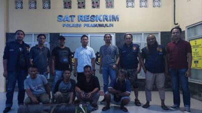 Tim Opsnal Satreskrim Polres Prabumulih, Ungkap Kasus Pencurian Tutup Tungku Arang Karbonasi