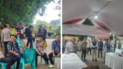 Polres Lahat Jaga Ketat, Pleno KPU. Kapolres Pimpinan Langsung Pengamanan