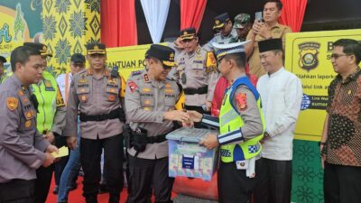 Kapolda Sumsel Puji Pos PAM Exit Tol Indraprabu, Warning Jangan Sampai Kosong