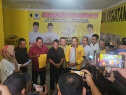 Tim Cak Arlan dan Tim Franky Nasril, Ambil Formulir Golkar Bersama. Apakah Positif Berpasangan?