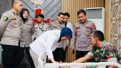 Prajurit TNI dan Personel Polda Sumsel Penyandang Disabilitas, Dapat Kepedulian Polda Sumsel Lewat Bakti Kesehatan
