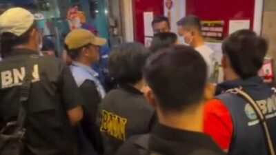 Razia BNNP Sumsel di Salah Satu Diskotik di Jalan H Burlian Palembang, Sudah Sesuai SOP. Angkut 22 Pengunjung ke Kantor