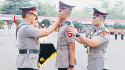 Kapolda Sumsel Lantik Ratusan Bintara Polri Baru