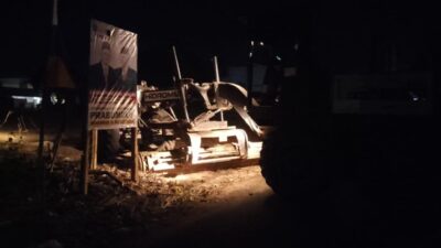 Rapikan Lahan Warga Jalan Matahari, Cak Arlan dan Franky Turunkan Alat Berat