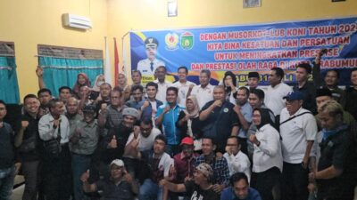 Kantongi 24 Dukungan Cabor, Wedi Saputra Terpilih Aklamasi Ketua KONI Periode 2024-2028, Janji Persatukan Cabor dan Raih Prestasi