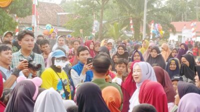 Gelorakan Kembali Lanjutkan, Ribuan Masyarakat Desa Tanjung Telang Ramaikan Senam Bersama Ngesti Ridho