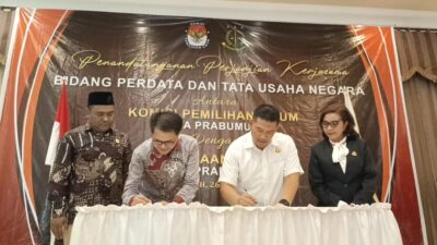 KPU Prabumulih Gandeng Kejari, MoU Datun Soal Pendampingan Pelaksanaan Pilkada 2024