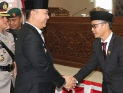 Jabat Ketua DPRD Kabupaten Muara Enim, Deddy Arianto Bersama Pj Bupati Komitmen Hubungan Eksekutif-Legislatif Makin Solid