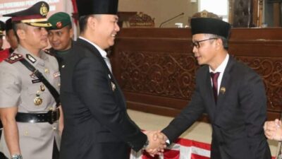 Jabat Ketua DPRD Kabupaten Muara Enim, Deddy Arianto Bersama Pj Bupati Komitmen Hubungan Eksekutif-Legislatif Makin Solid