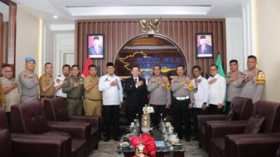 Temui Gubernur Sumsel, Kapolda Sumsel Bahas Agenda Nasional Hingga Pilkada