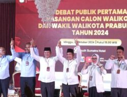 Debat Perdana Berlangsung Sukses, Tiga Paslon Sepakat Pilkada Aman dan Damai