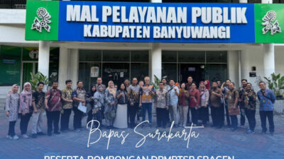 Studi Banding ke MPP Banyuwangi, Kabapas Surakarta dan Rombongan DPMPTSP Sragen Pelajari Inovasi Layanan Terpadu