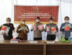 Kejari Prabumulih Kembali Musnahkan BB Incraht, Termasuk Kasus Narkoba