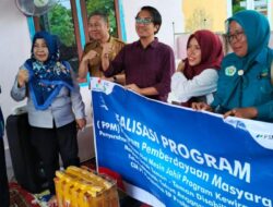 Bukti Kepedulian PT PHRZ 4 Field Prabumulih Bagi Penyandang Disabilitas, Bantu 3 Mesin Jahit dan 1 Mesin Obras