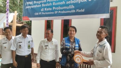 Terima Kasih Pertamina, Rumah Kami Dibedah Jadi Bagus. PHRZ 4 Field Prabumulih, Berikan Nilai Tambah dan Manfaat Bagi Masyarakat WOP