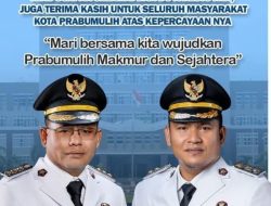 Cak Arlan dan Bang Franky : Terima Kasih, Mari Bersama Kita Wujudkan Prabumulih Makmur dan Sejahtera