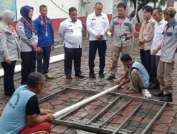 Kolaborasi Bersama Distan, Rutan Kelas IIB Prabumulih Membuat Lahat Hidroponik