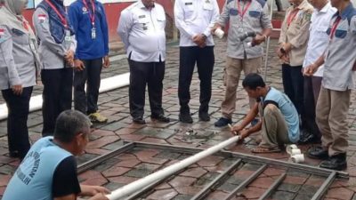 Kolaborasi Bersama Distan, Rutan Kelas IIB Prabumulih Membuat Lahat Hidroponik