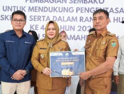 Salurkan 3.678 Paket Sembako HUT PTBA Ke-44, Wabup Muara Enim Berharap Kepedulian Ini Dicontoh Perusahaan Lain