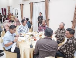 Sambut Hangat Danrem 044/Gapo di Bumi Serasan Sekate, M Toha Hadiri Makan Malam
