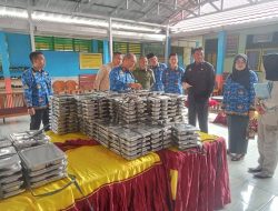 Launching Program Makan Bergizi Gratis Pemkab Muba di Kecamatan Babat Toman