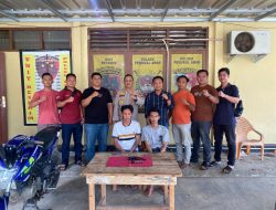 Polsek Penukal Ringkus Dua Resedivis Bersenpi di Jalan Desa Betung