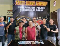 I dan A Ditangkap Tim Sunyi Senyap Polsek Prabumulih Barat Terjerat Kasus Judi Togel